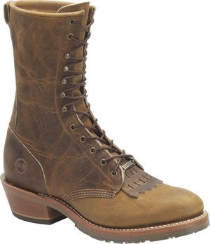 Double H Mens Prime Folklore Work Folklore Leather Boot 10.5 EE US