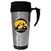 NCAA Iowa Hawkeyes Diamond Plate Travel Mug