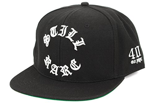 40 OZ Men's Still Rare Snapback One Size Black