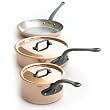 Mauviel Cuprinox Extra-Thick 5- Piece Copper Cookware Set