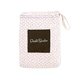 Dwellstudio Fitted Crib Sheet, Floral Dot Pale Rose