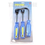 Toolzone 3Pc Car Door Interior Upholstery Panel Trim Fastening Clip Remover Set