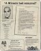 Signed Vigoda, Abe 6x7 B&W (Newspaper Advertisement) Photo