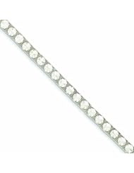 Genuine 14K White Gold Starburst Bracelet 7 Inches 6 Grams Of Gold 100% Satisfaction Guaranteed.
