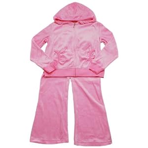 Velour Hoodie and Pants Set by Soho Girls (Sizes 6-16)