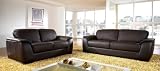Living Leather Sofa and Loveseat