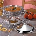Floral Design Divided Food Warmer