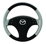 Silver/Black Design Steering Wheel for Mazda6