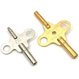 IMAGE OF 2 Double End Clock Key Clockmaker Tool Sz 5 2.0 & 3.5mm