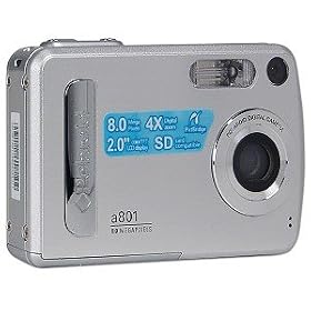 Click here to buy Polaroid A801 8MP 4x Digital Zoom Camera (Silver).