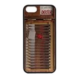 Customize Dexter Blood Personalized Rubber Cover Case for iphone5,5s with Advanced Laser Technology