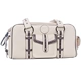 IMAGE OF Jill-e 769374 Camera Leather Bag Small (Bone)
