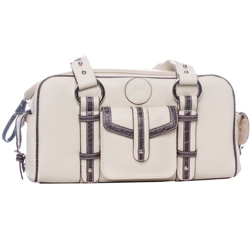 Jill-e 769374 Camera Leather Bag Small (Bone)
