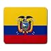 Ecuador Flag Mouse Pad