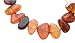 22 Abstract Shape Amber Nugget Necklace