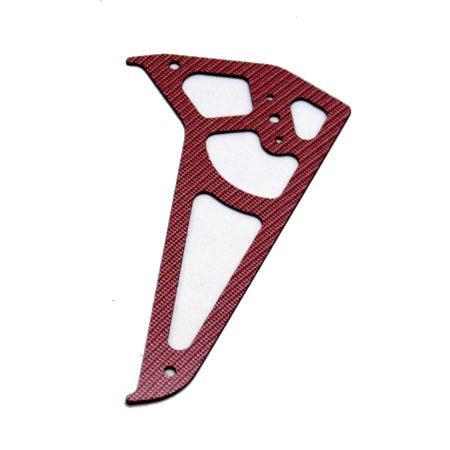 "CF Rotor Fin, Red: Blade 400" "CF Rotor Fin, Red: Blade 400"