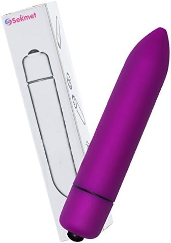 Portable Mini Massager, Sekmet Single-Speed Waterproof Electric Wireless Bullet Massager (Dark Purple)