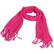 Sheer Thin Spring Long Scarf Wrap Shawl 74x24 Pink