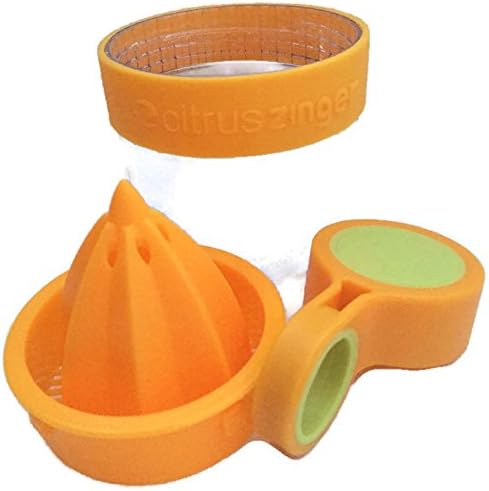 Health, Detox, and Fitness Fruit and Tea Infuser 28oz Water Bottle in Orange with Infuser Recipes