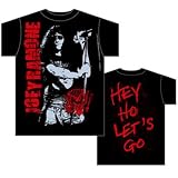 Joey Ramone - Joey Mic Mens S/S T-Shirt In Black