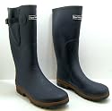 Wyre Valley Mens Side Fasten blue wellington boots uk bnib