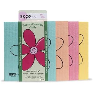 SKOY Earth Friendly Cloths - 4-Pack