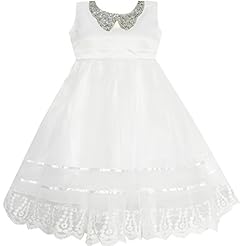 Girls Polyester Bridesmaid Dress/Pageant Dress/Wedding Dress 