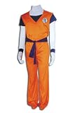 Japanese Anime Dragon Ball Z Cosplay Costume - Son Goku Set Orange