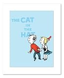 Dr. Seuss Cat in the Hat Sally and I Petite Blue Print 5