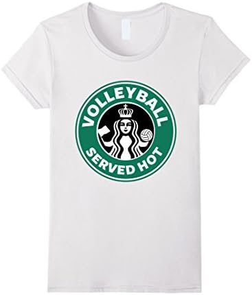 Women's Volleyball Served Hot - Sports Short Sleeve T-Shirt Small White
