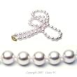 AAA Quality 16 Inch Round 6.5-7mm White Akoya SaltWater Cultured Pearl Necklace