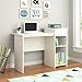Student Dorm Home Office Laptop Computer Modern Wood Workstation Desk White