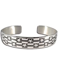 Sterling Silver Americana Americana Bracelet. Made in USA.
