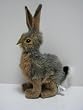 Blacktail Jack Rabbit Plush From Hansa, 10 Inches (Stuffed Jackrabbit Bunny)