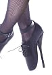7 Inch Heel Laceup Ballet Point Women's Size Shoe With Ankle Strap
