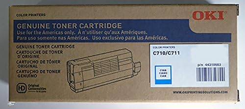 OKI C711WT Color Laser Printer Toner (CYAN)