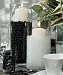 Water Pearls Beads - BLACK - Wedding Centerpiece - makes 6 gallons (8 oz. pack) + 1 Crystal Soil Rose