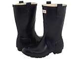 Hunter Women's Original Short Rubber Boot,Aubergine,36 EU (US Women's 6 M)