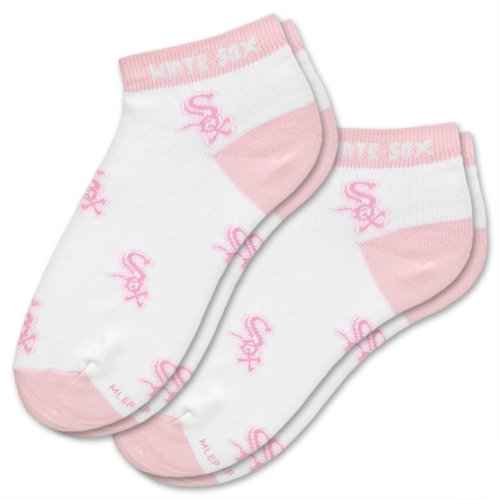 MLB Chicago Whitesox Women's Pink Socks (2 Pack)
