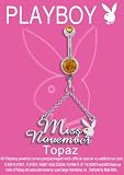 PLAYBOY MISS NOVEMBER PLAYMATE OF THE MONTH BELLY RING