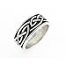 Celtic Woven Band Ring Sterling Silver Ring