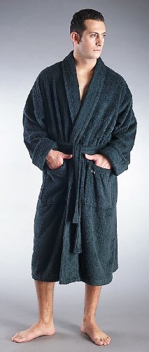 Bathrobes Online Baron/Baroness Style 100% Turkish Terry Cotton Shawl Collar Bathrobe - SAME DAY SHIPPING!