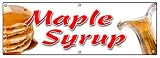 72 MAPLE SYRUP BANNER SIGN sign pancakes waffles