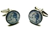 US Quarter Dollar Cufflinks w/Gift Box