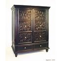 Furniture online: TV Armoire - Hold up to 46" TV (black) (52"H x 42"W x 26"D)