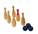 Lawn Bowling Set - 9 Inch Bowling Skittle Set