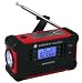 Ambient Weather WR-111 ADVENTURER Emergency Solar Hand Crank AM/FM/NOAA Weather Radio, Flashlight, Cell Phone Charger with Weather Alert