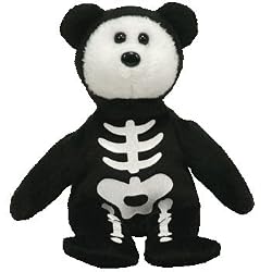 TY Halloweenie Beanie Baby - BONESES the Bear