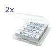 Sanyo eneloop Akku Mignon/AA HR-3UTGA Min. 1900mAh Typ 2000mAh 8er BonusPack 8 Akkus + 2 Akkuboxen