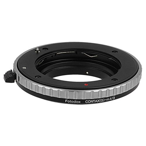 FotodioxLens Mount Adapter, Contax G Lens to MFT Micro 4/3 (Four Thirds System) Camera, for Olympus PEN E-PL1, E-PL1s, E-PL2, E-PL3, E-P2, E-P3, E-M, OM-D, E-M5, Panasonic Lumix DMC-G1, G2, G3, G10, GX1, GH1, GH2, GF1, GF2, GF3, GF5, Panasonic AG-AF100, Black, (CntxG-MFT)